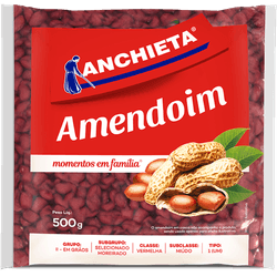 AMENDOIM ANCHIETA 500G VERMELHO